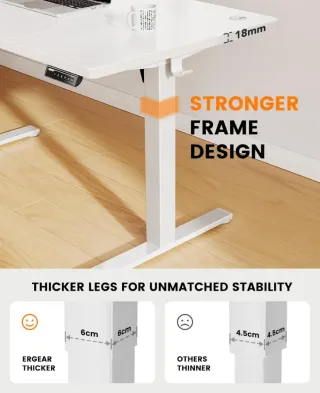 Escritorio Eléctrico Elevable 160x80cm