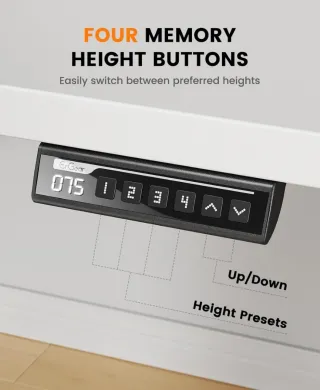 Escritorio Eléctrico Elevable 160x80cm