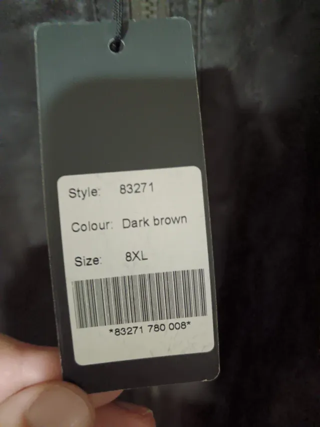 Chaqueta de cuero con forro