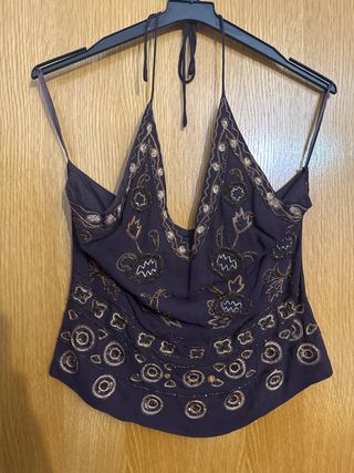 Blusa Mujer India Bordada