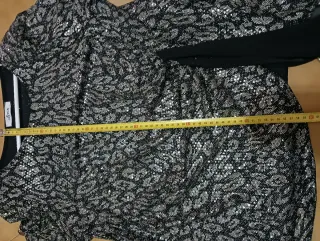 Jersey AYCA mujer lentejuelas negro/plata