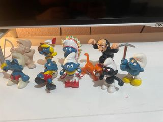 Lote di Puffi in PVC Vintage