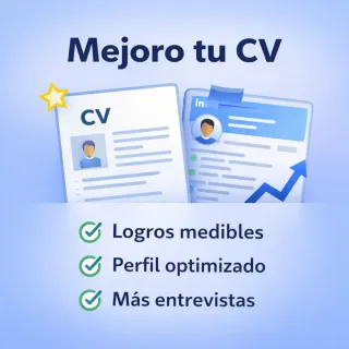 Mejoro tu CV para conseguir más entrevistas.