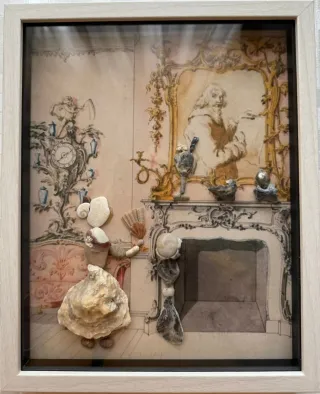 Cuadro Arte " O PEBBLE ART" , arte con piedras.