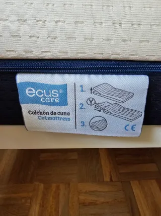 Cuna colecho Zippy con colchon Ecus kids.