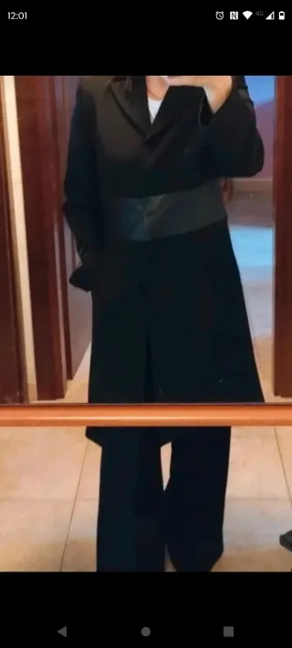 Cappotto mezza stagione nero