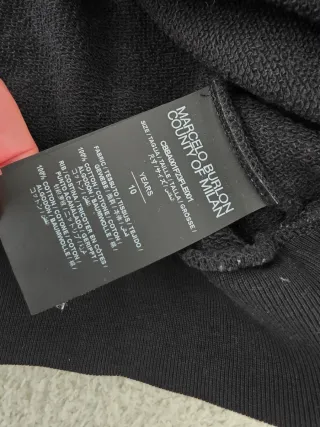 Felpa Marcelo Burlon Uomo Wings Nera