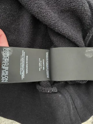 Felpa Marcelo Burlon Uomo Wings Nera