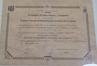 Titulo de transportes de mercancías