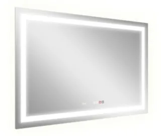 Espejo luz LED con antivaho, tácti,Bluetooth,reloj