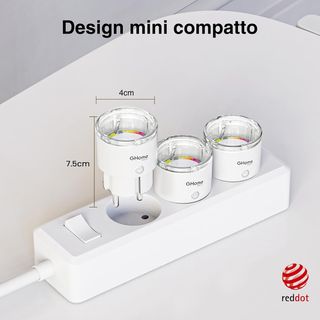 4 Enchufes Inteligentes GHome WiFi