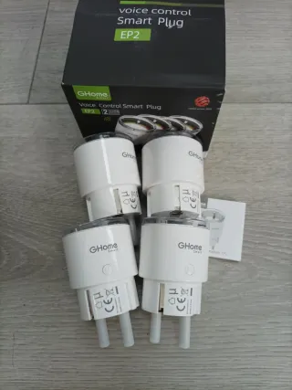 4 Enchufes Inteligentes GHome WiFi