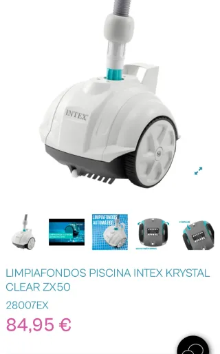 Robot Limpiafondos Intex ZX50 Piscina