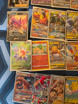 Carte Pokémon V, VMAX, GX e Allenatore