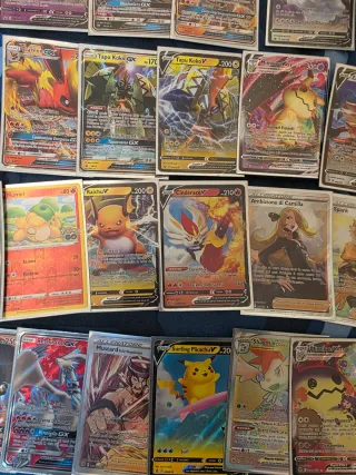 Carte Pokémon V, VMAX, GX e Allenatore
