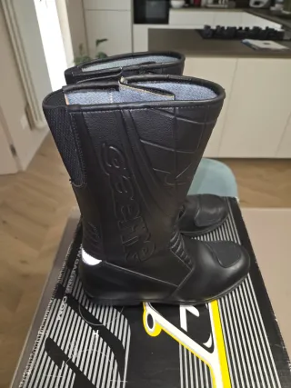 Stivali da moto neri The Boot Co.