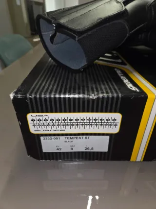 Stivali da moto neri The Boot Co.