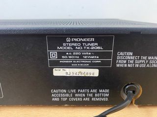 Sintonizador Pioneer TX-205L Beige/Plata