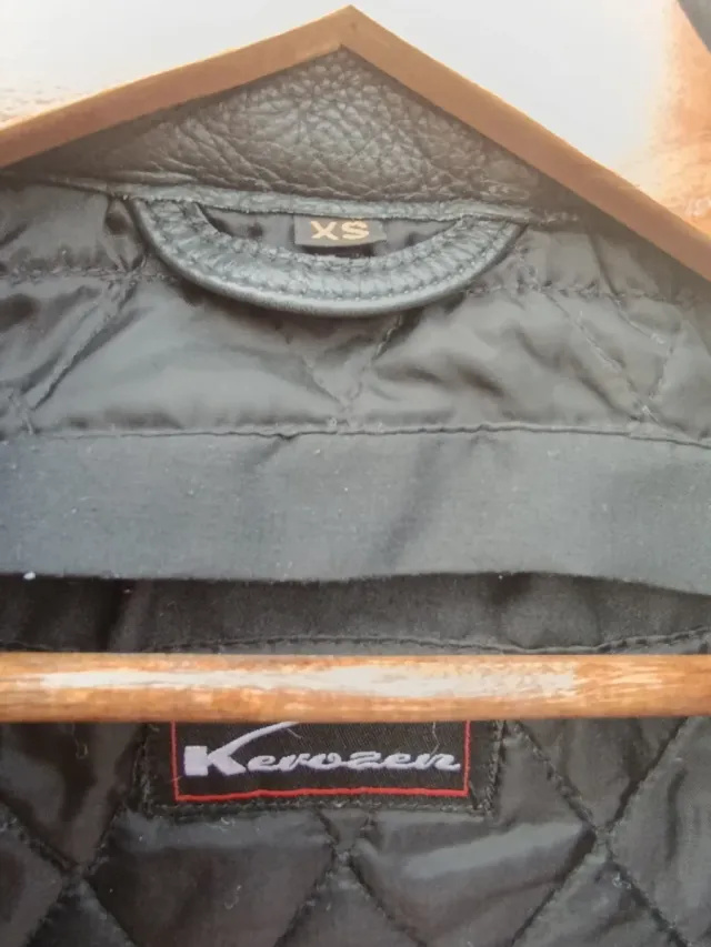 Chaqueta Moto Cuero Mujer Talla XS