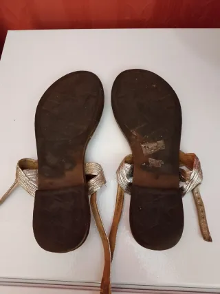 Sandali bassi donna argento