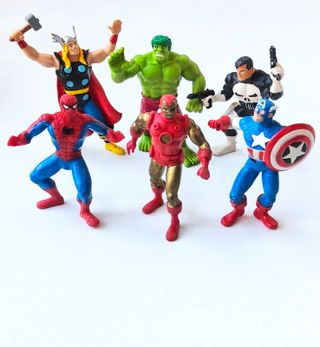 FIGURAS PVC MARVEL CD COMICS SPAIN 1987