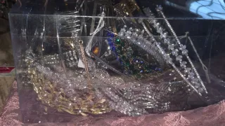 Restos de tienda de complementos para eventos