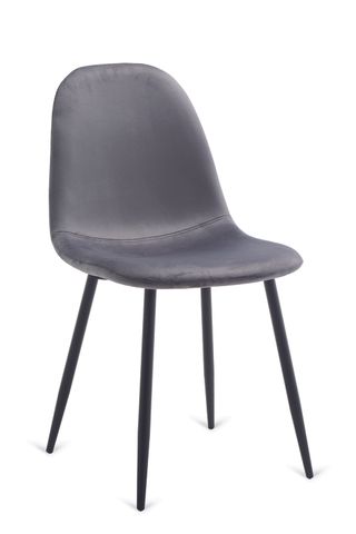 Silla Muebles Aiko Córdoba Tela Gris