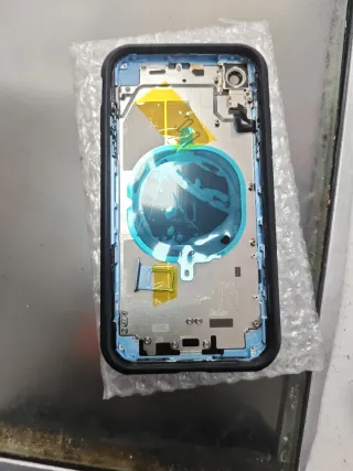 iPhone XR Arancione con custodia iPhone 17 PROmax