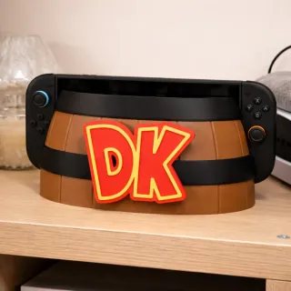 Soporte Barril Donkey Kong Switch