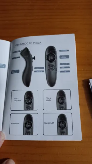 Barco de cebo para pesca