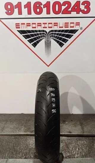 120 70 15 H BRIDGESTONE RUEDA SEMINUEVA MOTO