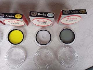 Lote 5 filtros fotografía Kenko 49mm