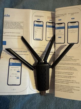 Amplificador Señal WiFi USB 4 Antenas