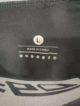 Mallas compresión hombre F60 negro/rojo L