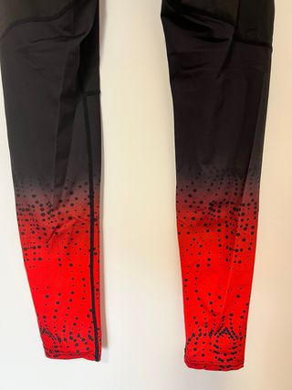 Mallas compresión hombre F60 negro/rojo L