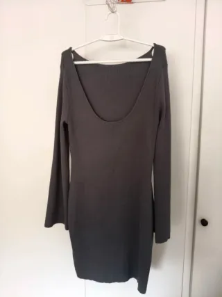 Vestido de Punto, Estilo Tubo Corto H&M XL