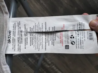 Silla plegable exterior