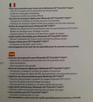 OFERTÓN. Pack funda 3DS con accesorios+cargador