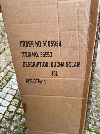 Ducha Solar Exterior Piscina Negra