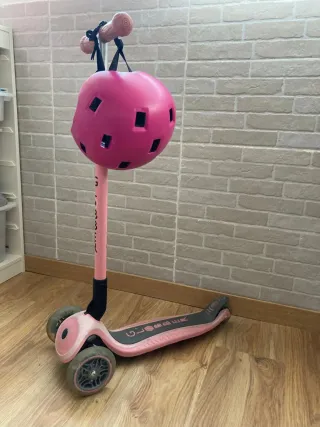 Patinete infantil Globber rosa