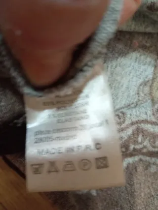 Jersey cuello alto gris manga corta