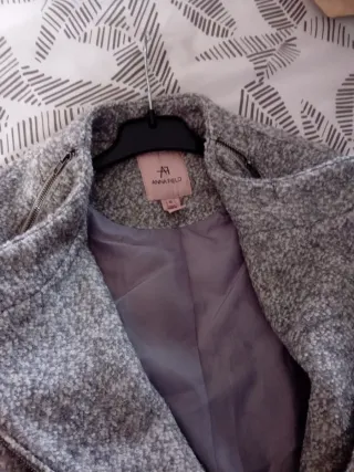 Abrigo gris claro talla 32