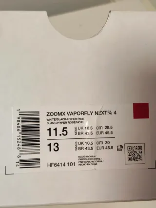 T45,5 Nike Zoom Vaporfly Next% 4