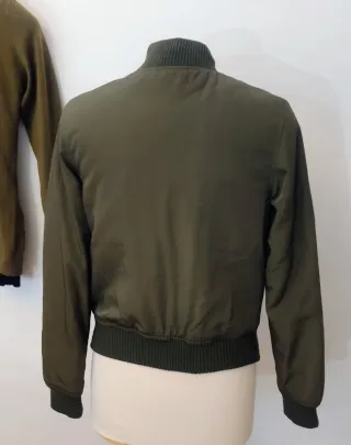Chaqueta Bomber Bershka + 2 Suéteres Verde