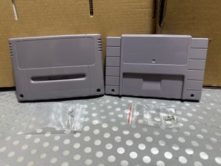 2 Carcasas/Cartuchos Sustitución SNES