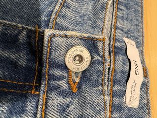 Pantalón vaquero Mango azul