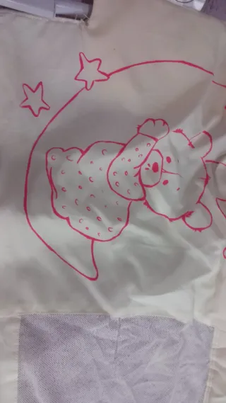 Barrera de Cama Infantil Oso y Estrellas