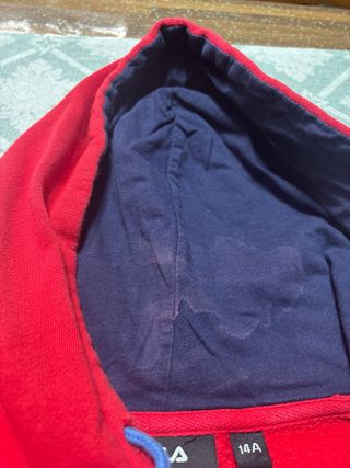 Felpa Fila bimbo rossa