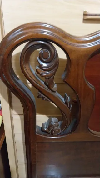 Cabecero de madera vintage