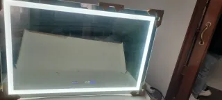 Espejo Baño LED Antivaho Táctil,Bluetooth 120x80